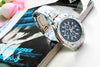 10PCS wholesale six stitches fashion steel wristband mens watches SF147639