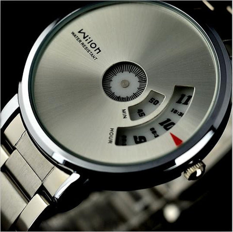 New Arrival wrist watch Original Veyron Wilon fashion genuine steel strip Turntable Dial quartz watch dizzy mens watches relogio masculino