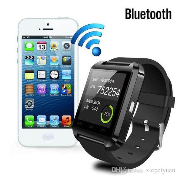 Bluetooth Smart Watch U8 Watch Wrist Smartwatch for iPhone 4 4S 5 5S Samsung S4 S5 Note 2 Note 3 HTC Android Phone Smartphones 3 COLORS