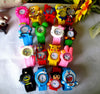 New Silicone Children watches Cartoon Wristwatch Spiderman Minions Batman Precious Milk Dad Birds Bear Sheep Cat Animal Kids Slap Watch free